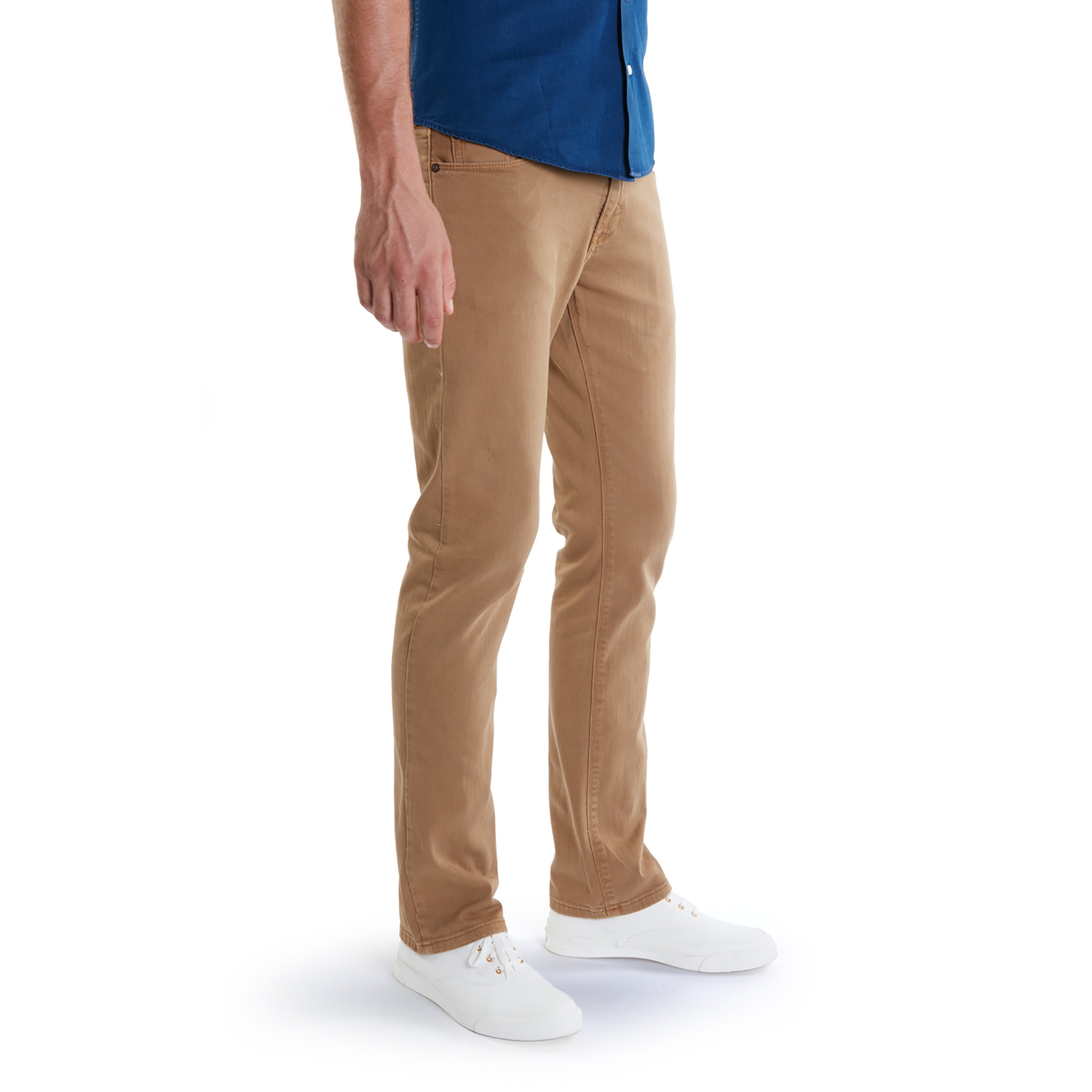 Men wearing Khaki Slim Mercer Jeans