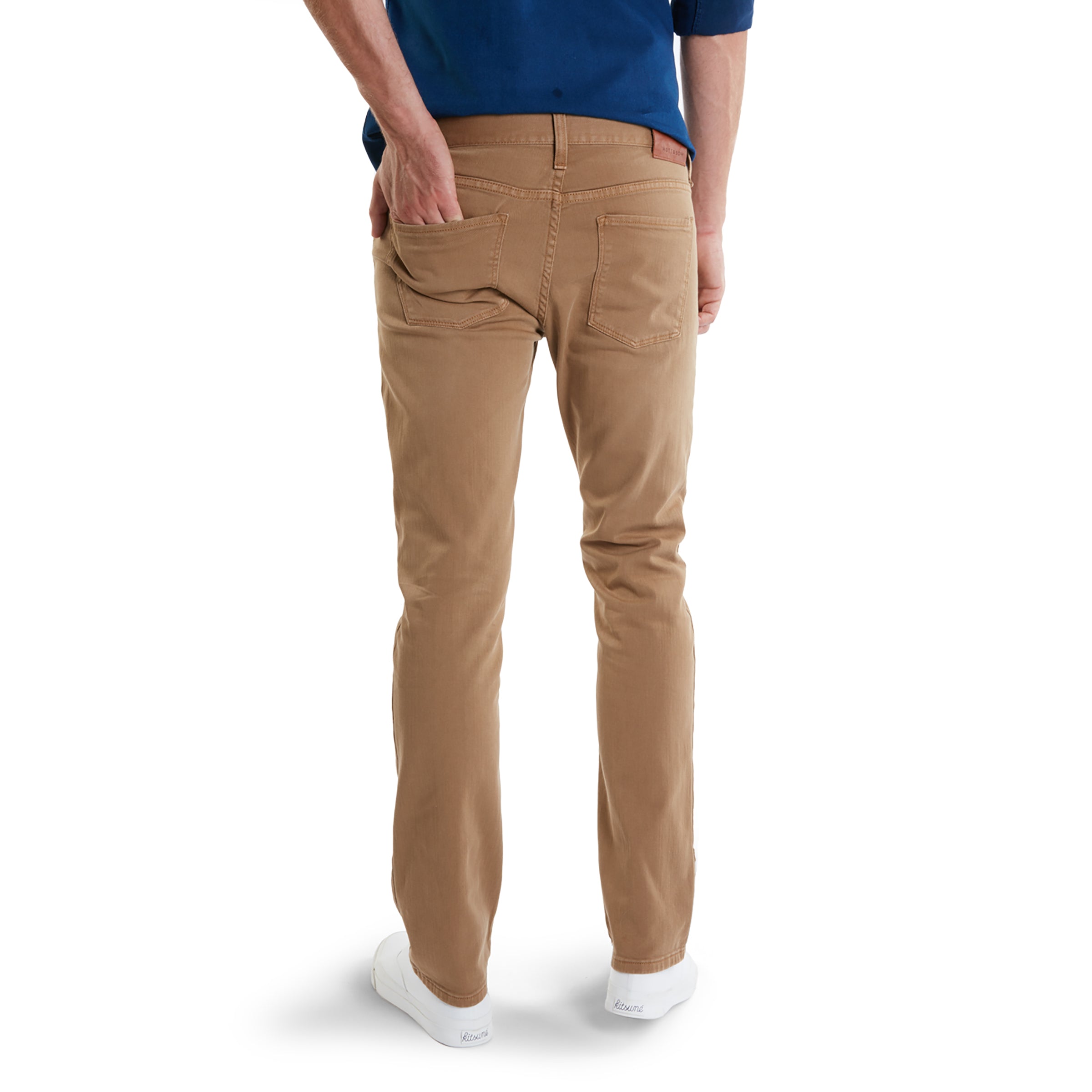 Men wearing Khaki Slim Mercer Jeans