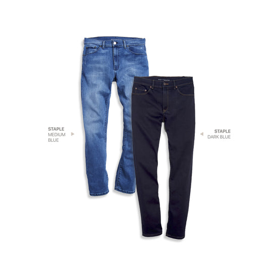 Skinny Staple Medium Blue and Staple Dark Blue 2-Pack Jeans jeans