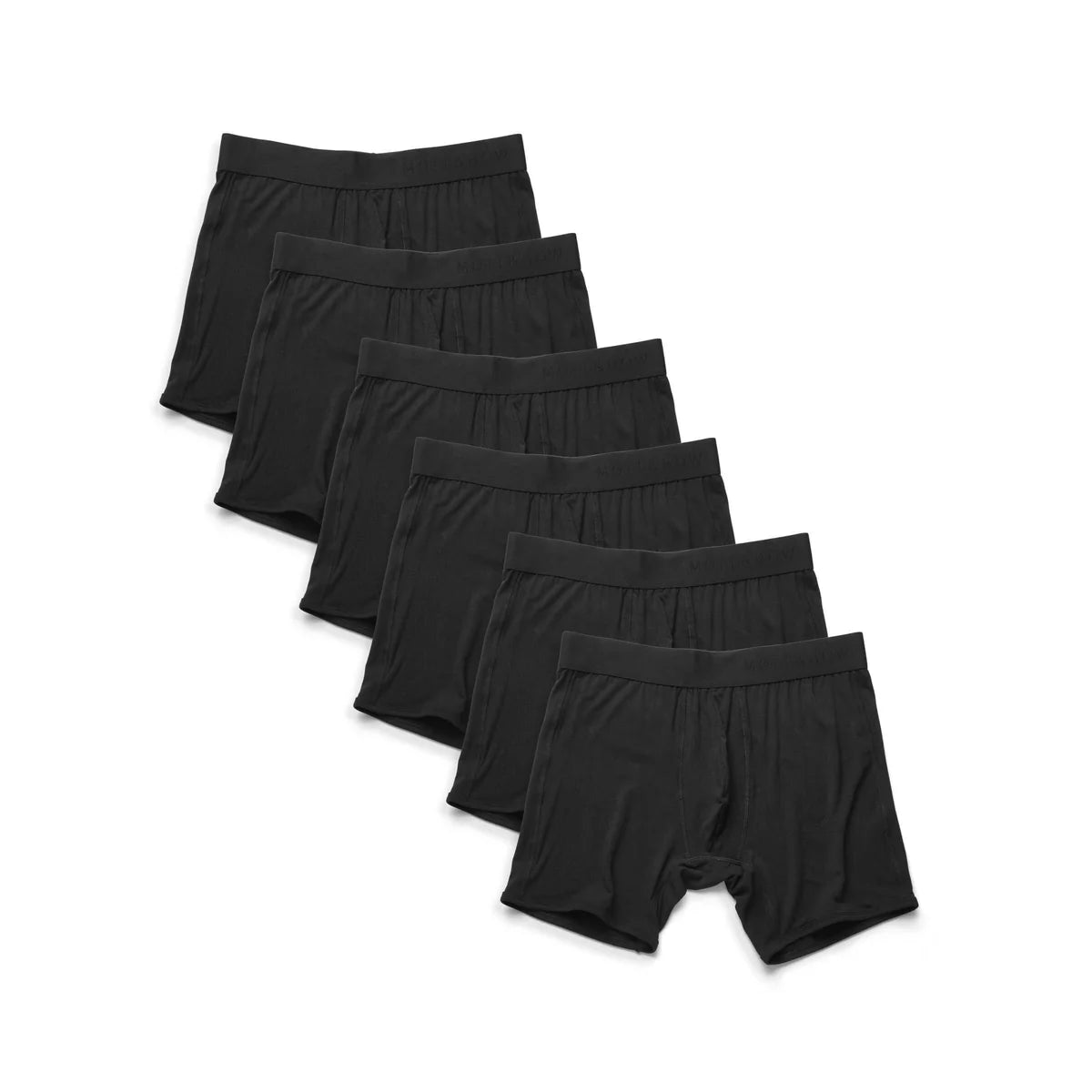 Men wearing Black Boxer Brief 6-Pack underwear