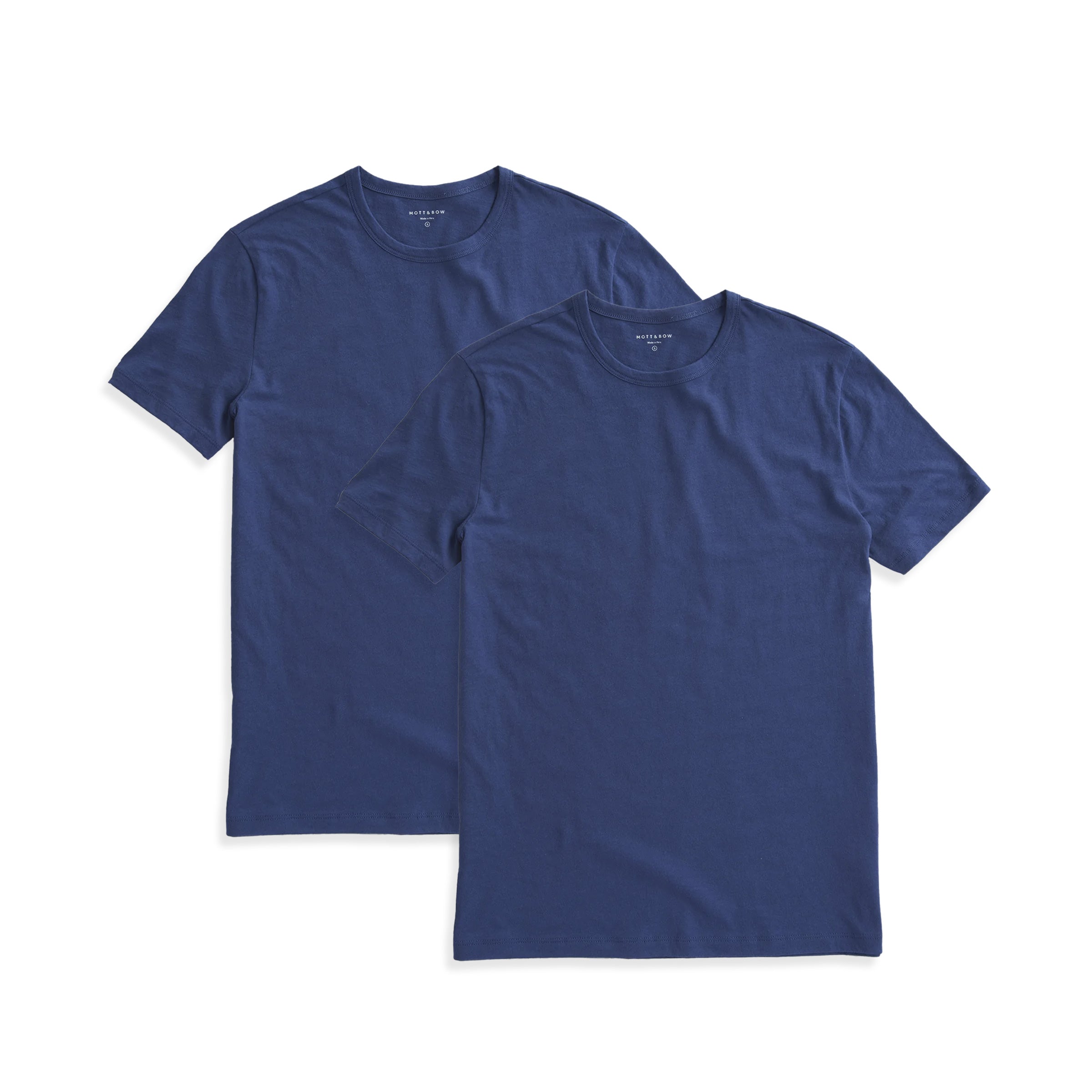 Men wearing Baltic Blue Classic Crew Driggs 2-Pack