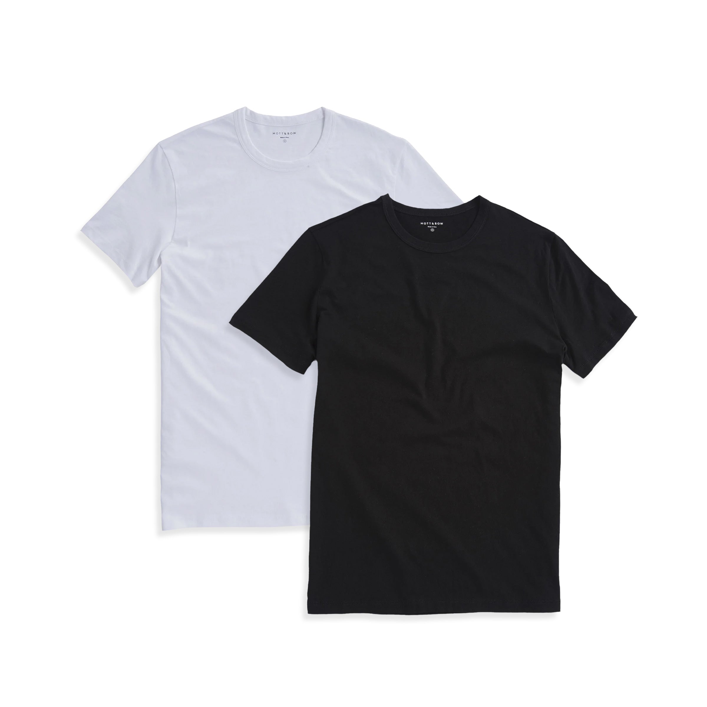 Men wearing White/Black Classic Crew Driggs 2-Pack