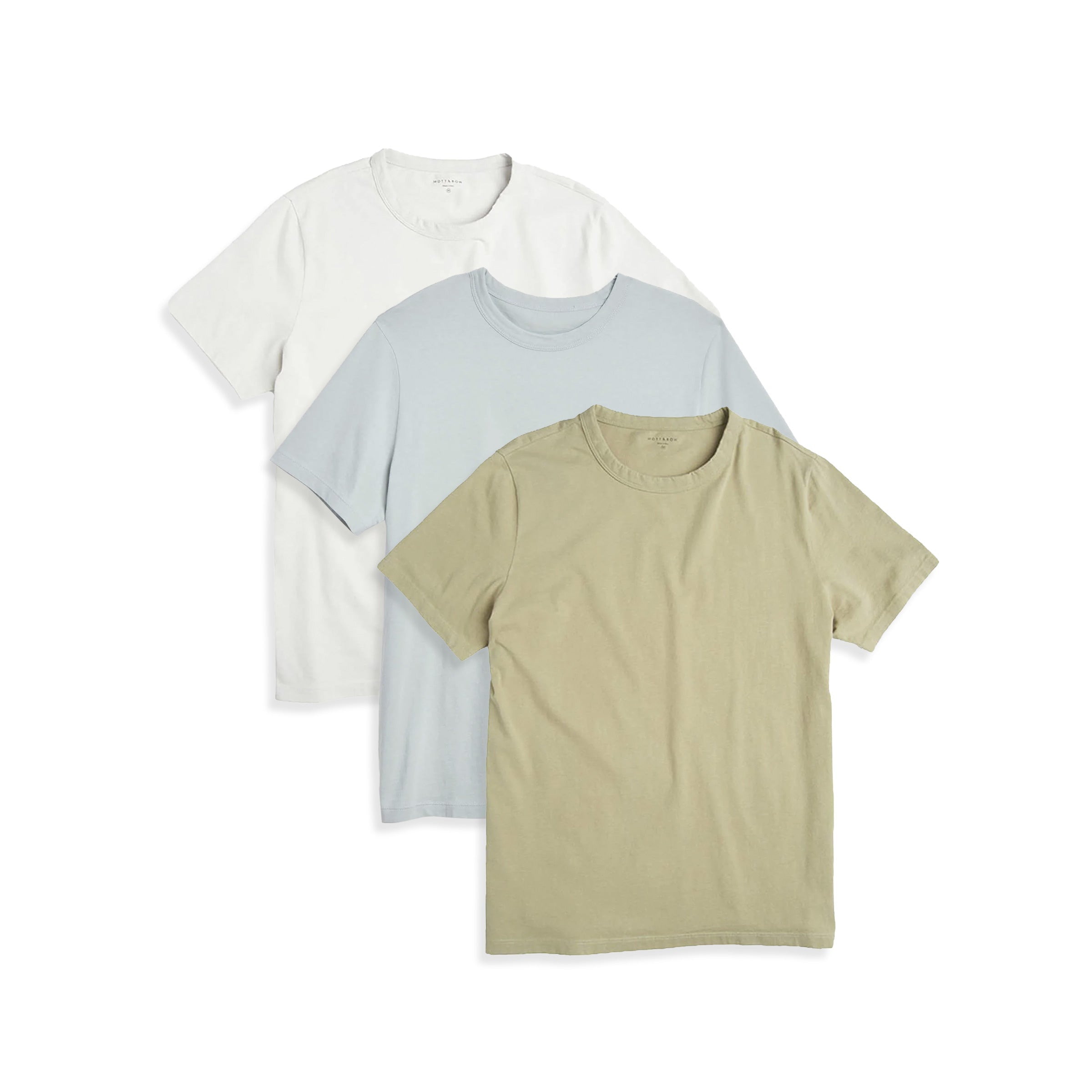  wearing Bone/Surf/Desert Classic Crew Driggs 3-Pack