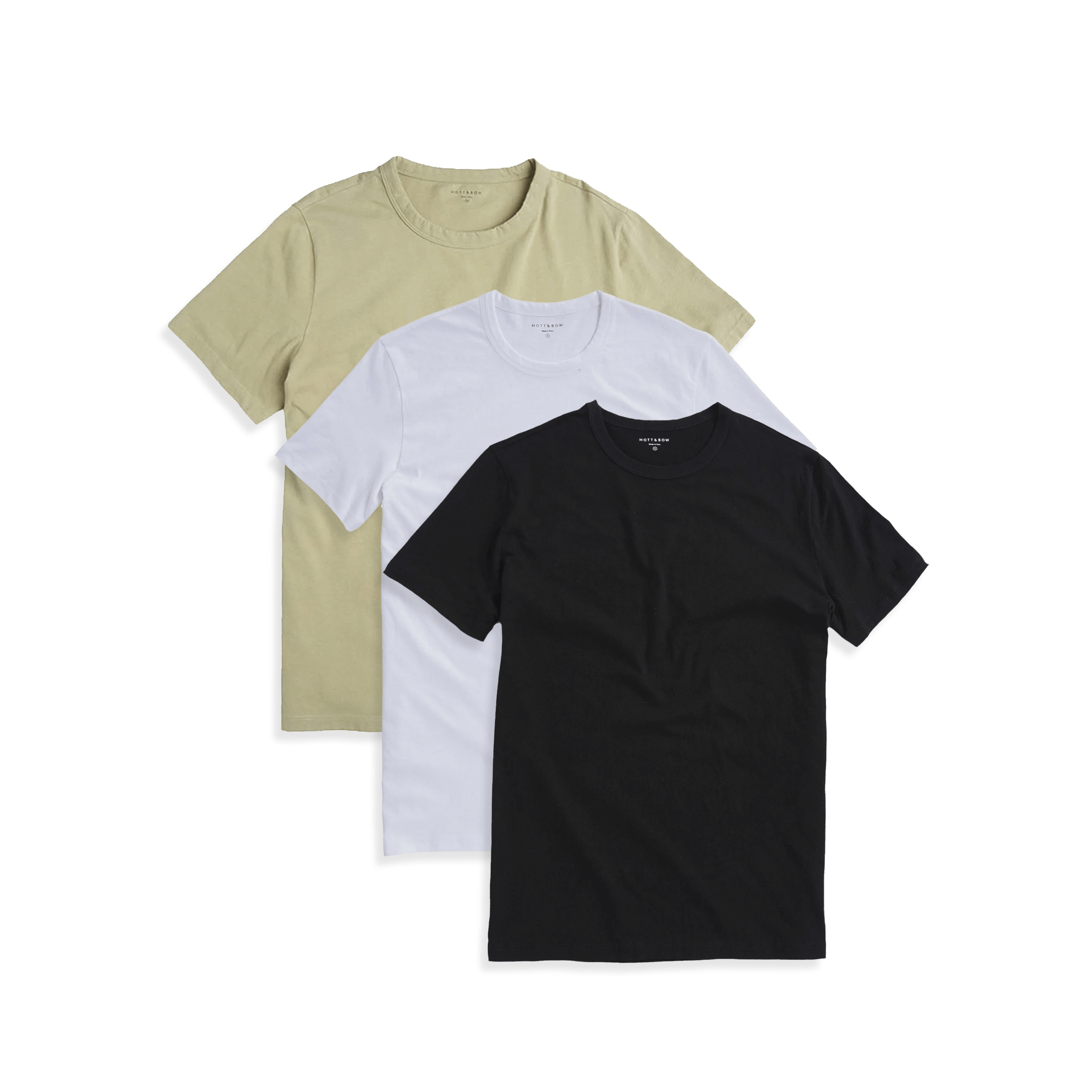  wearing Desert/Black/White Classic Crew Driggs 3-Pack