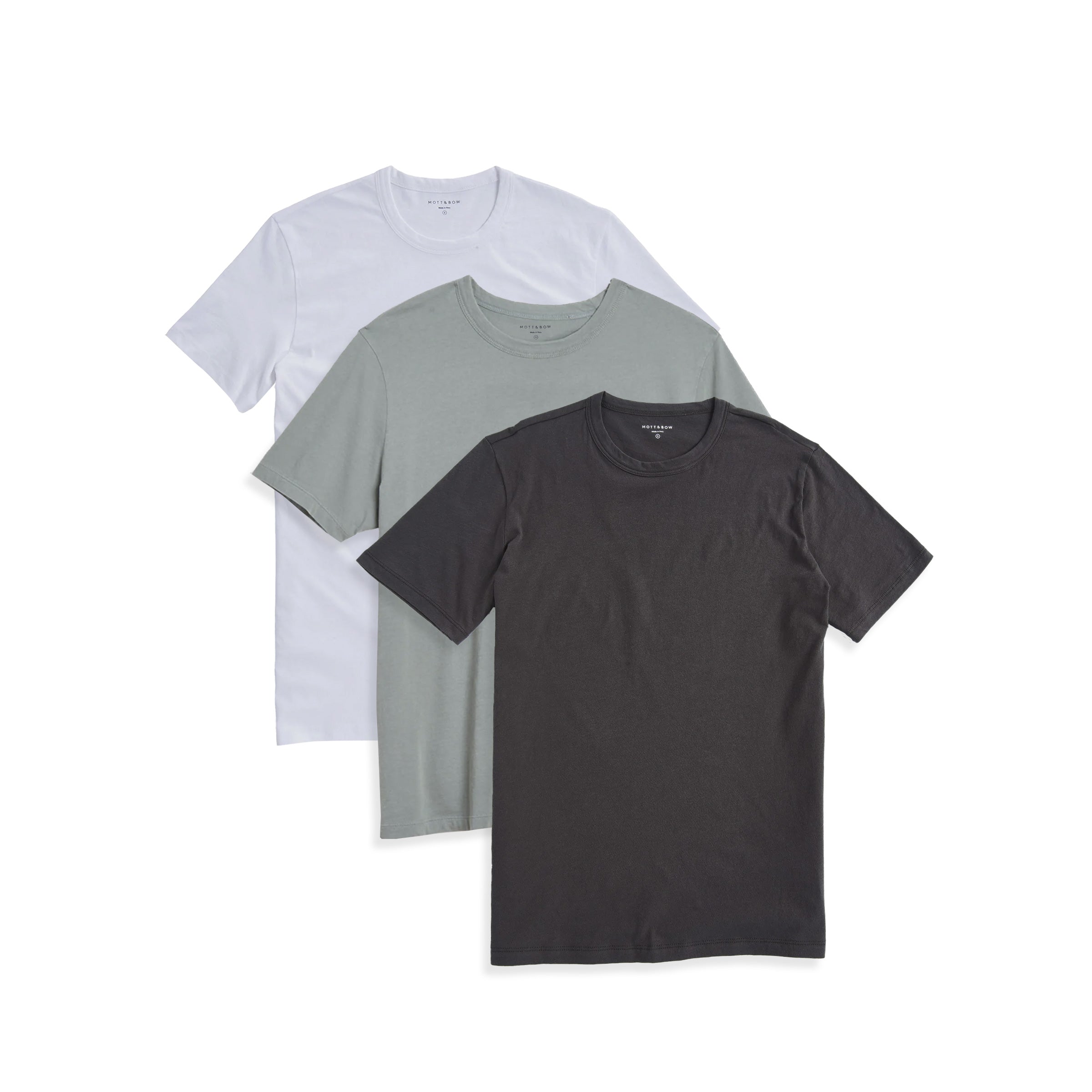  wearing Gray Green/DarkGray/White Classic Crew Driggs 3-Pack