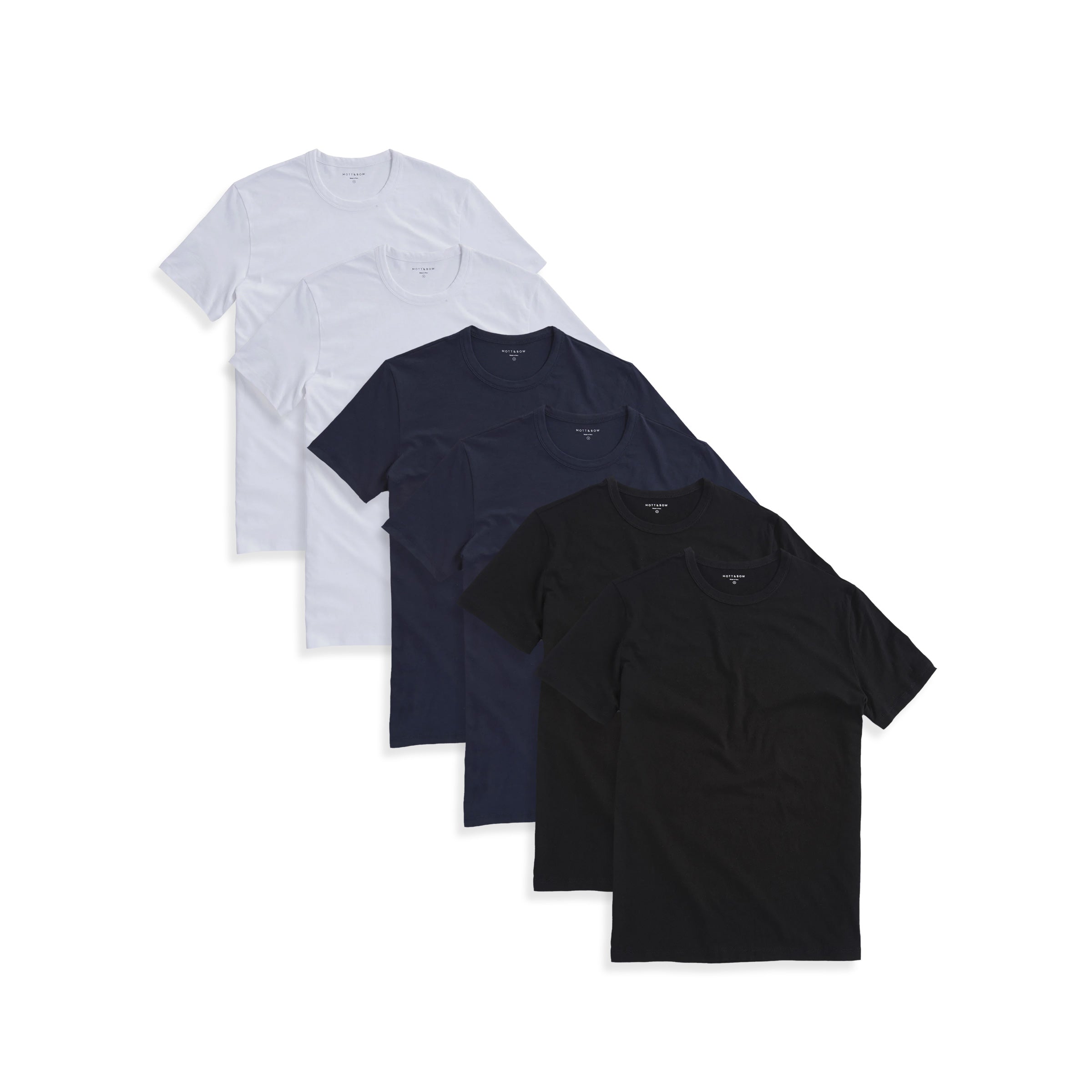  wearing Black/Navy/White Classic Crew Driggs 6-Pack