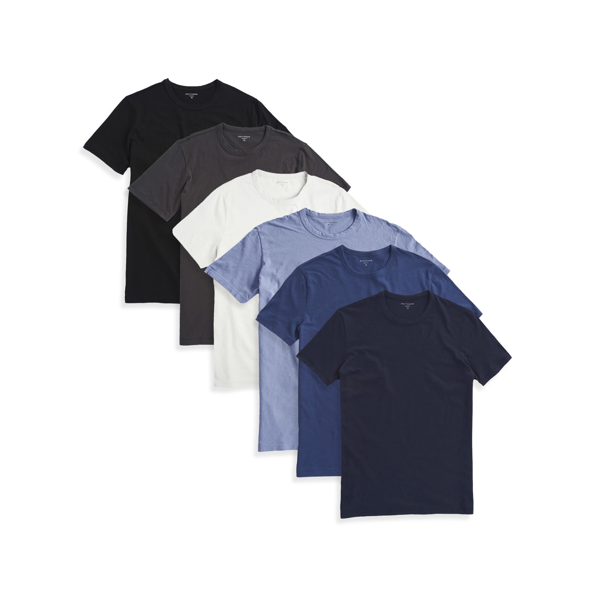  wearing Black/Dark Gray/Bone/California Blue/Baltic Blue/Navy Classic Crew Driggs 6-Pack