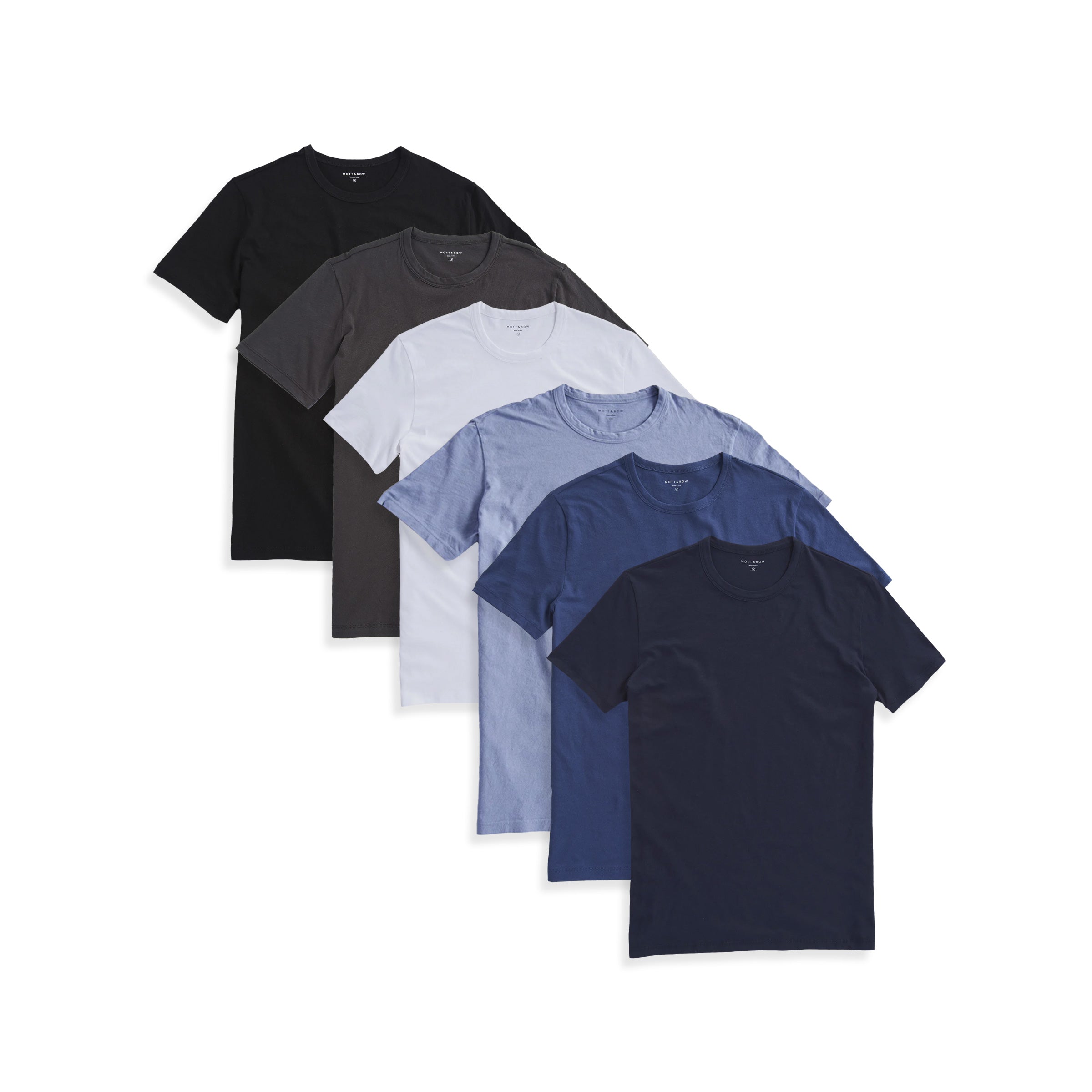  wearing Black/Dark Gray/White/California Blue/Baltic Blue/Navy Classic Crew Driggs 6-Pack