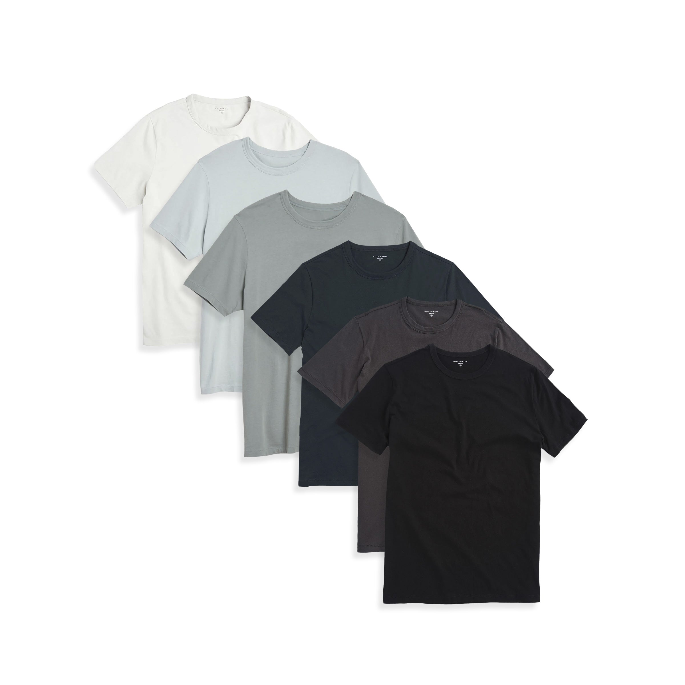  wearing Bone/Surf/Gray Green/Pine/Dark Gray/Black Classic Crew Driggs 6-Pack