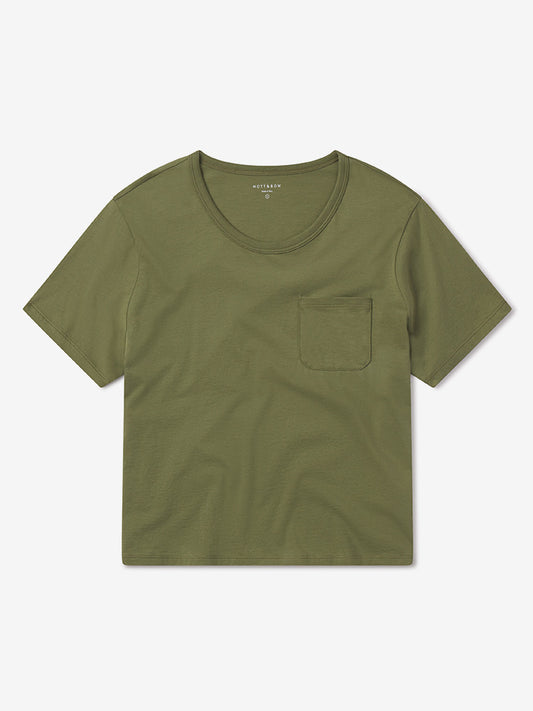 The Cotton Boxy Pocket Crew Neck Tee tees