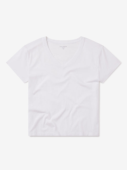 The Cotton Relaxed V-Neck Tee tees