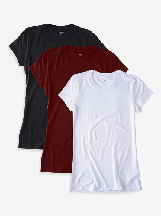 Fitted Crew Marcy 3-Pack tees