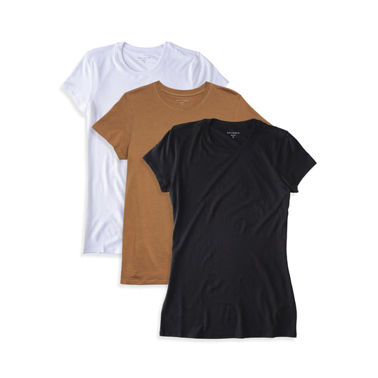 Fitted Crew Marcy 3-Pack tees