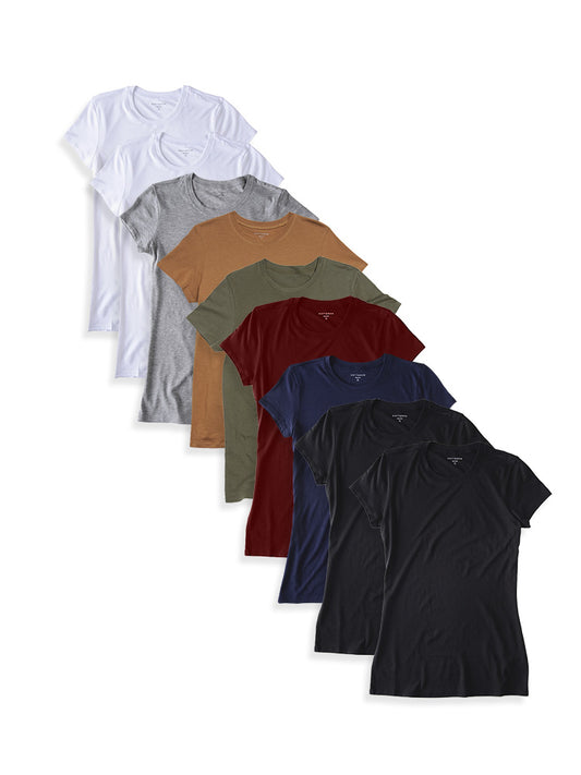 Fitted Crew Marcy 9-Pack tees