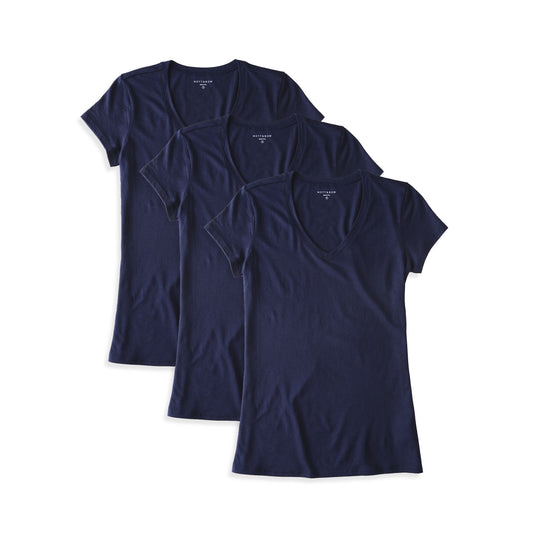 Fitted V-Neck Marcy 3-Pack tees