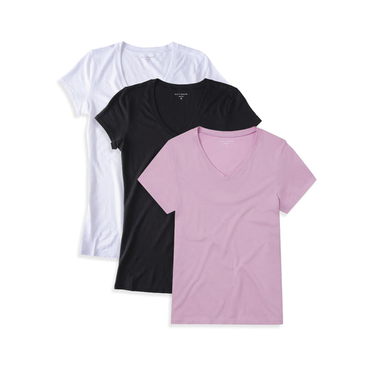 Fitted V-Neck Marcy 3-Pack tees