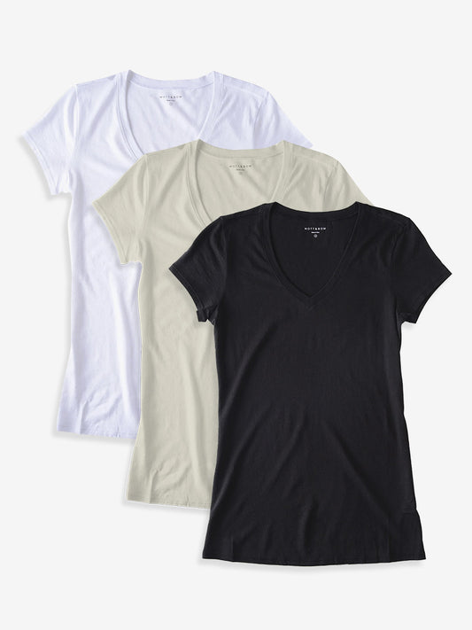 Fitted V-Neck Marcy 3-Pack tees