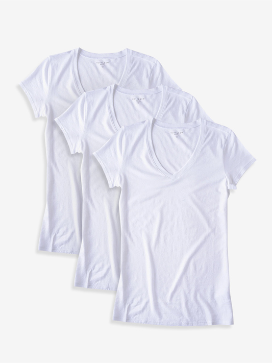 Fitted V-Neck Marcy 3-Pack tees