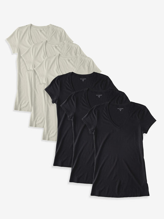 Fitted V-Neck Marcy 6-Pack tees