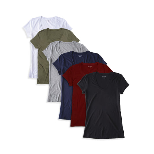 Fitted V-Neck Marcy 6-Pack tees