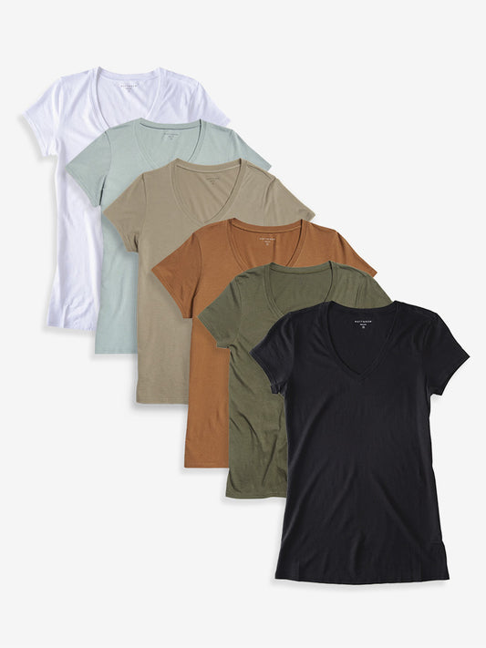 Fitted V-Neck Marcy 6-Pack tees