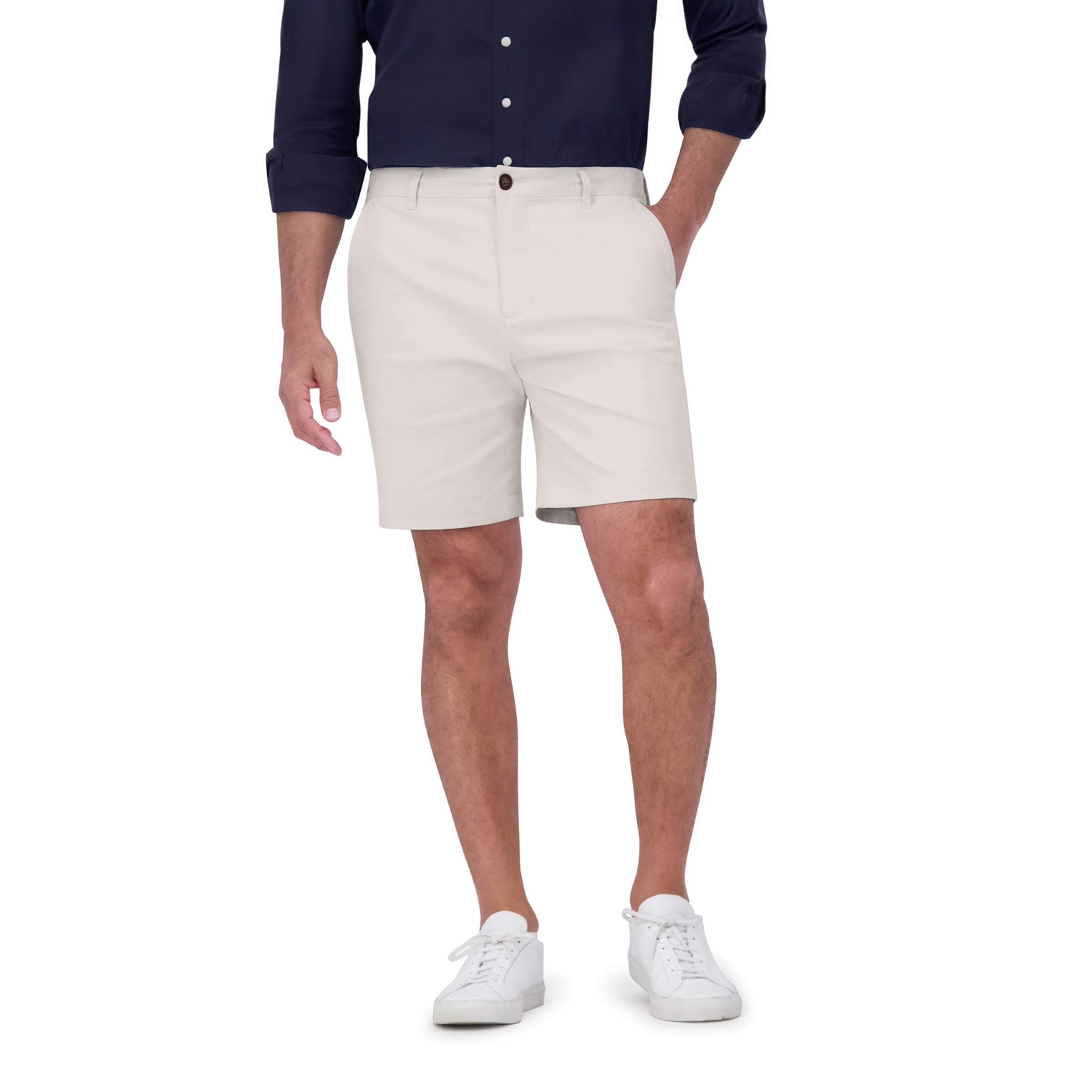 Men wearing Sand Stretch Chino Short