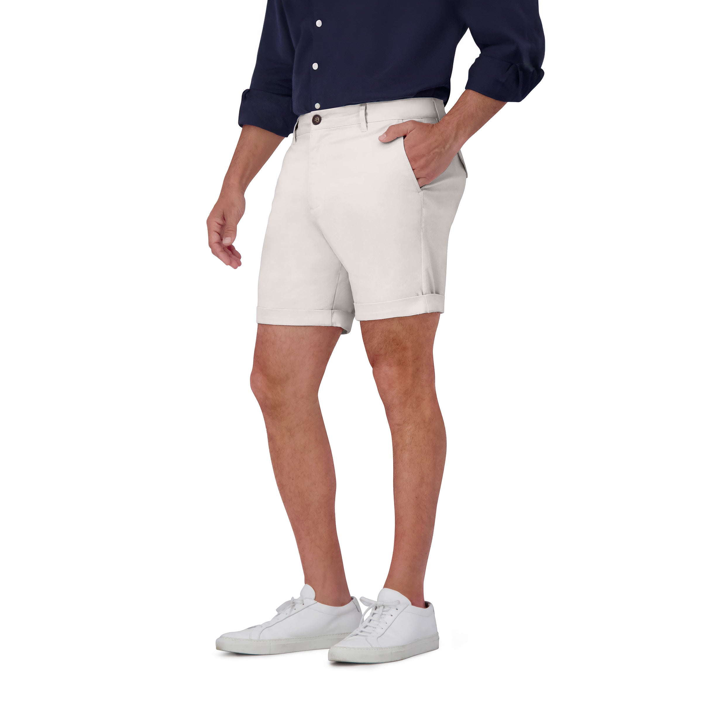 Men wearing Sand Stretch Chino Short