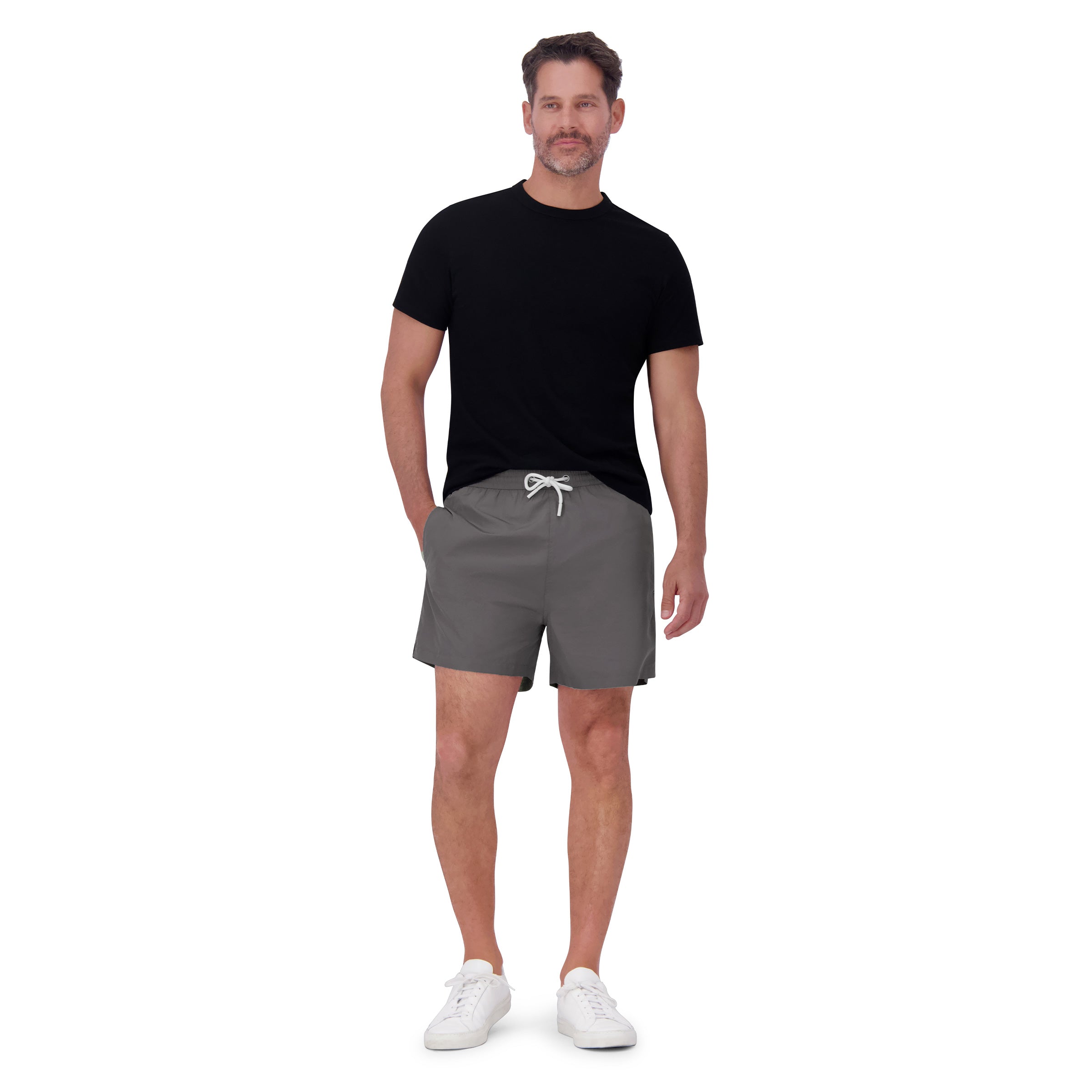 Men wearing Gray The Swim Trunk