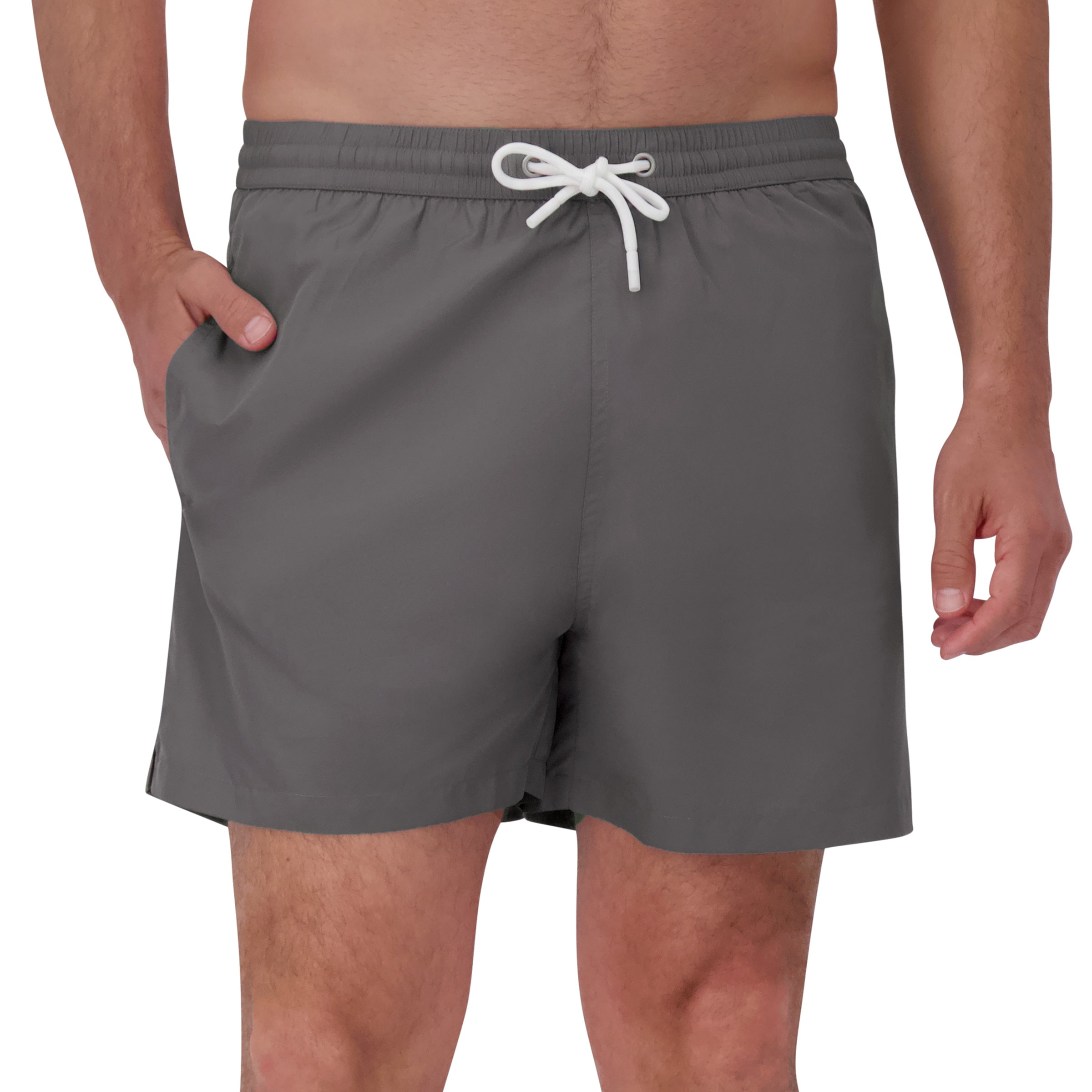 Men wearing Gray The Swim Trunk