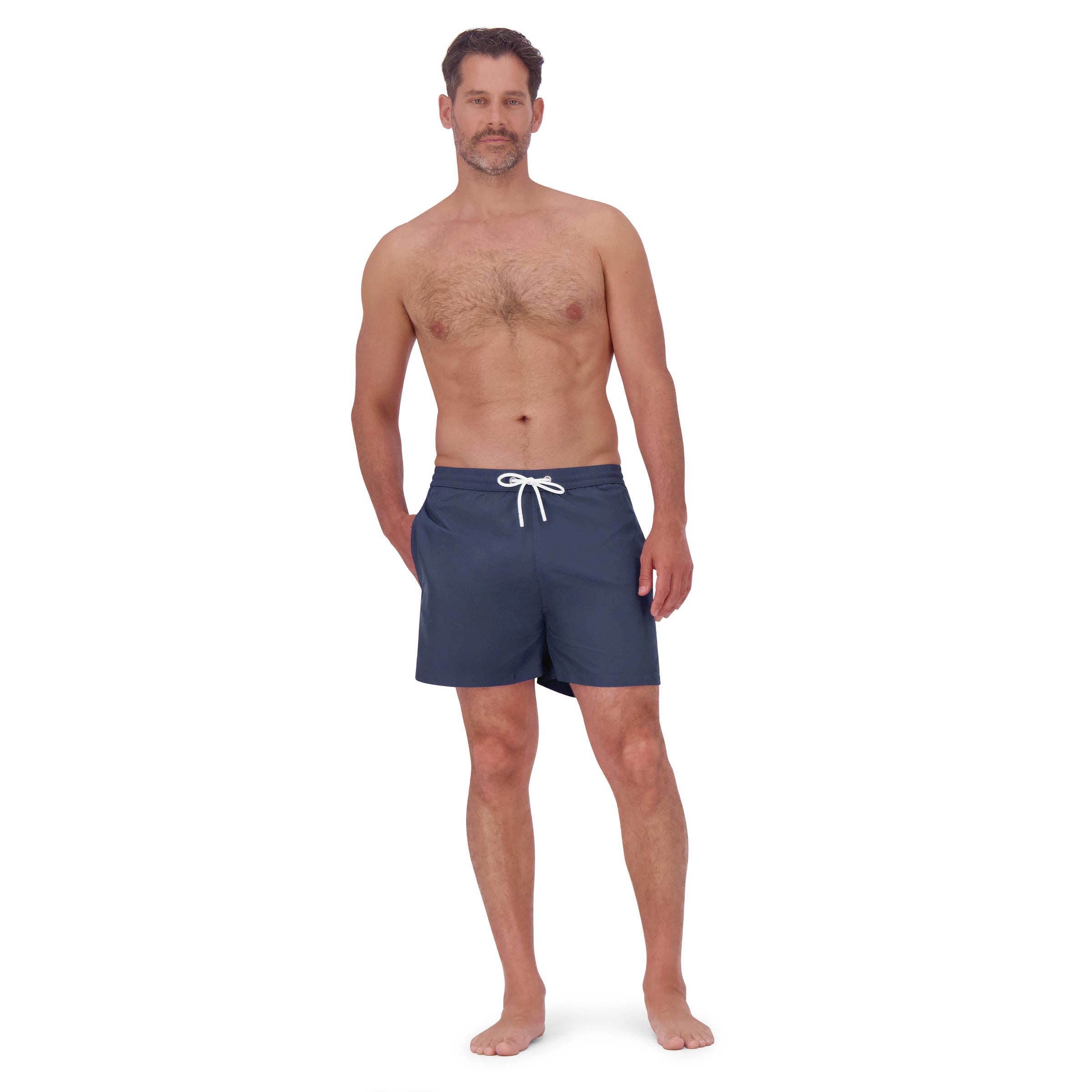 Men wearing Navy The Swim Trunk