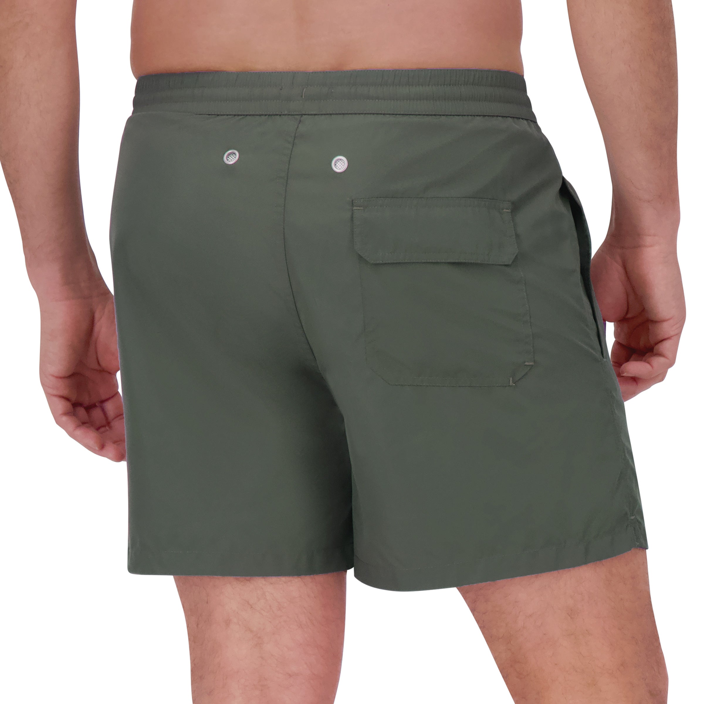 Men wearing Olive The Swim Trunk