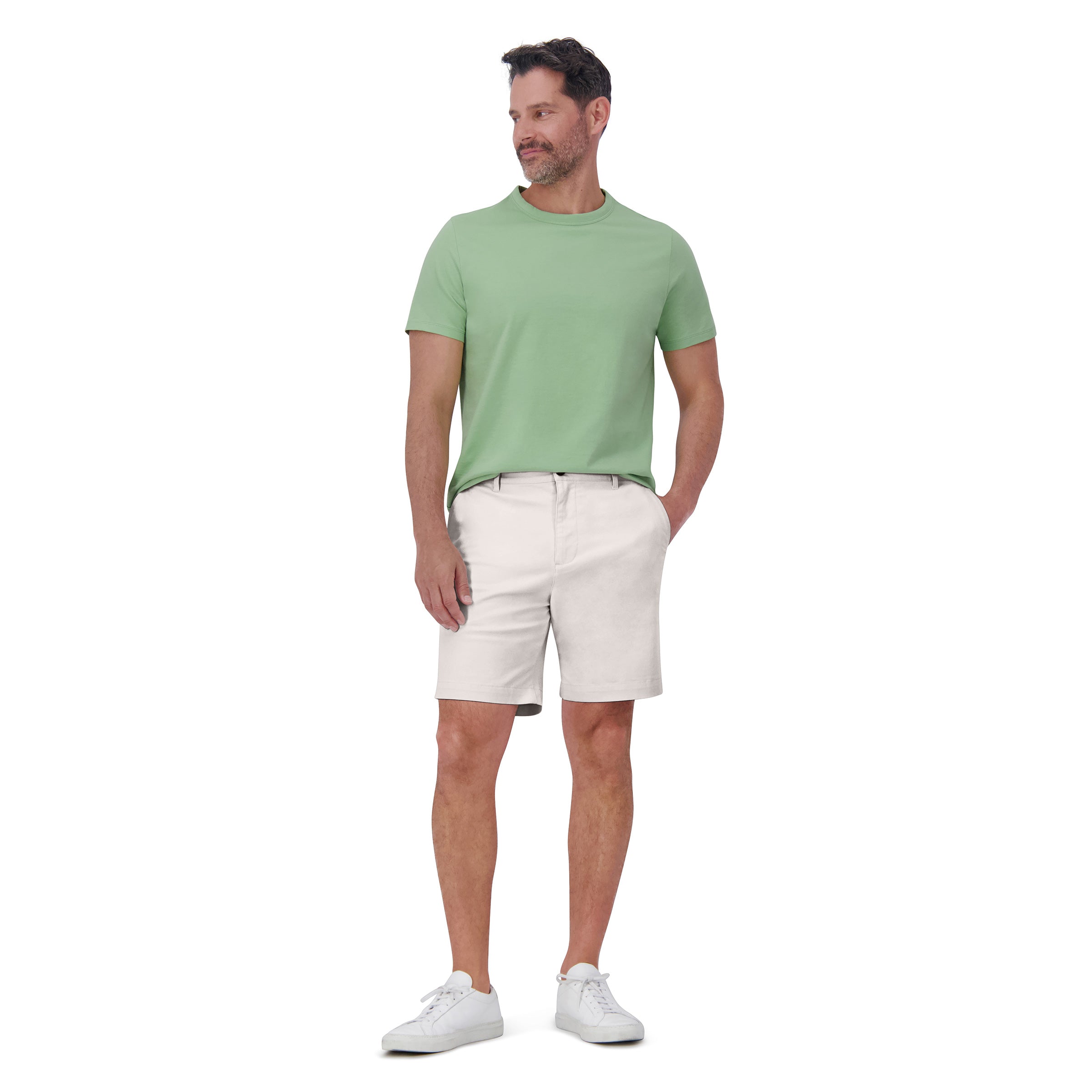 Men wearing Sand Stretch Chino Short