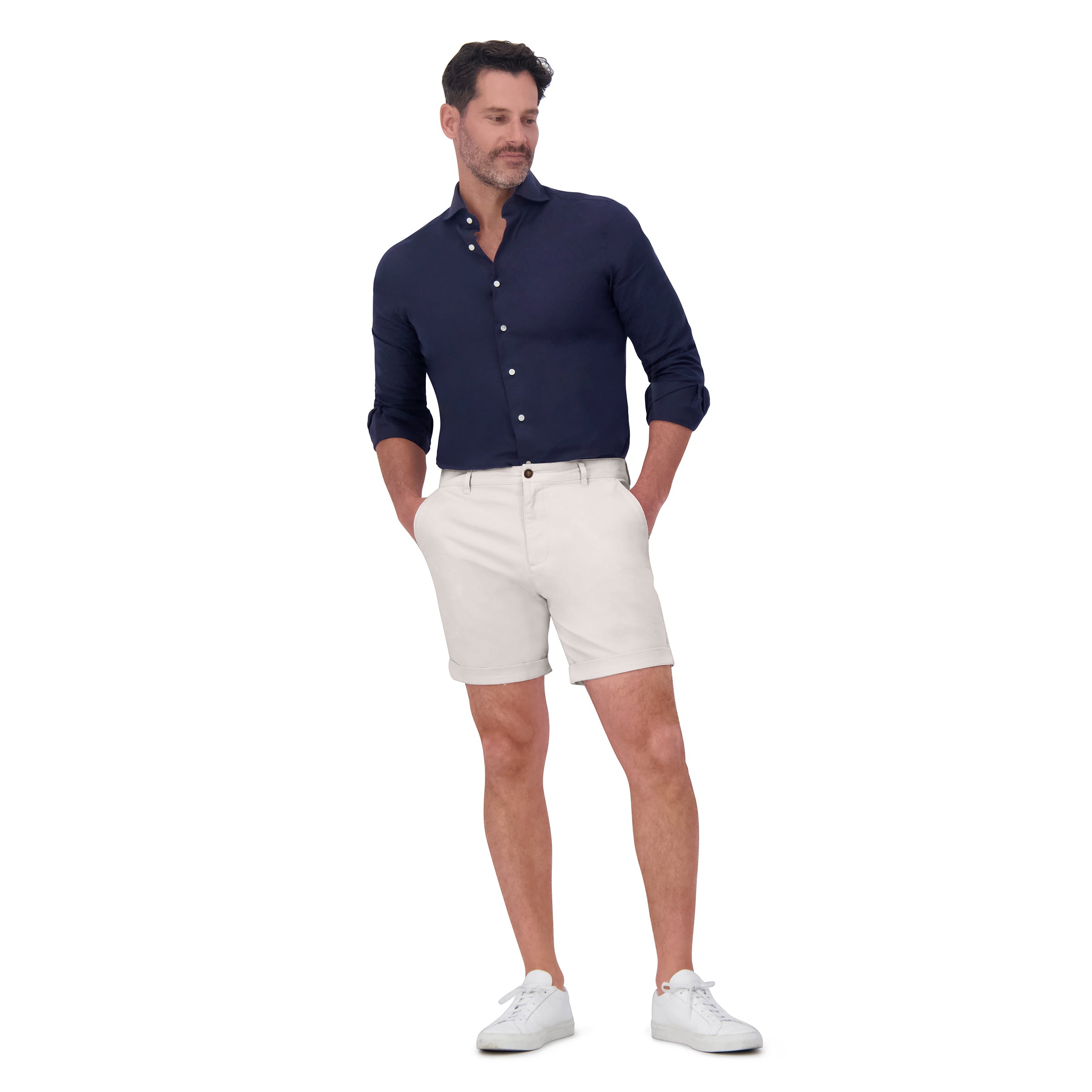 Men wearing Sand Stretch Chino Short