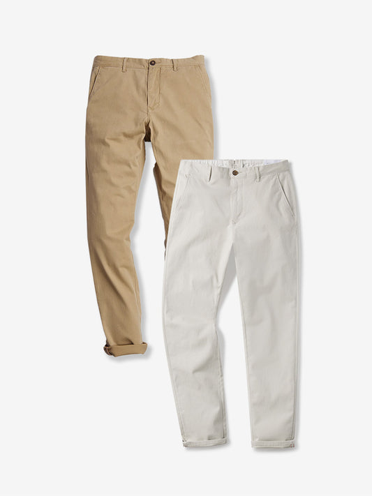 The Twill Chino Charles 2-Pack Chinos