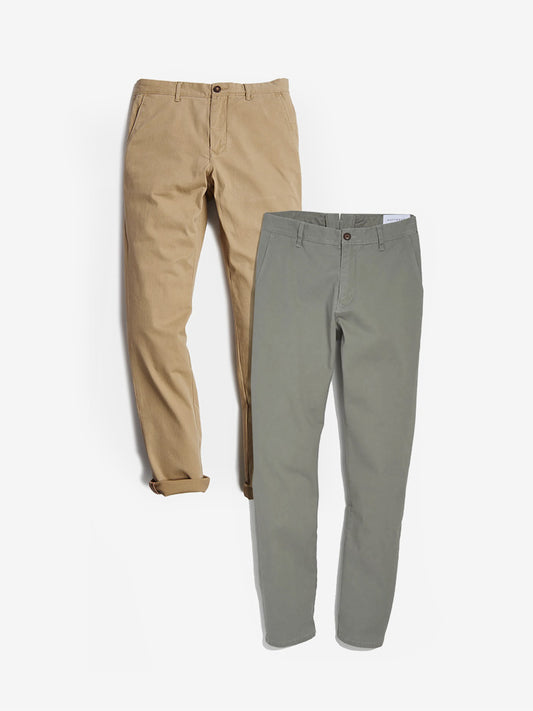 The Twill Chino Charles 2-Pack Chinos