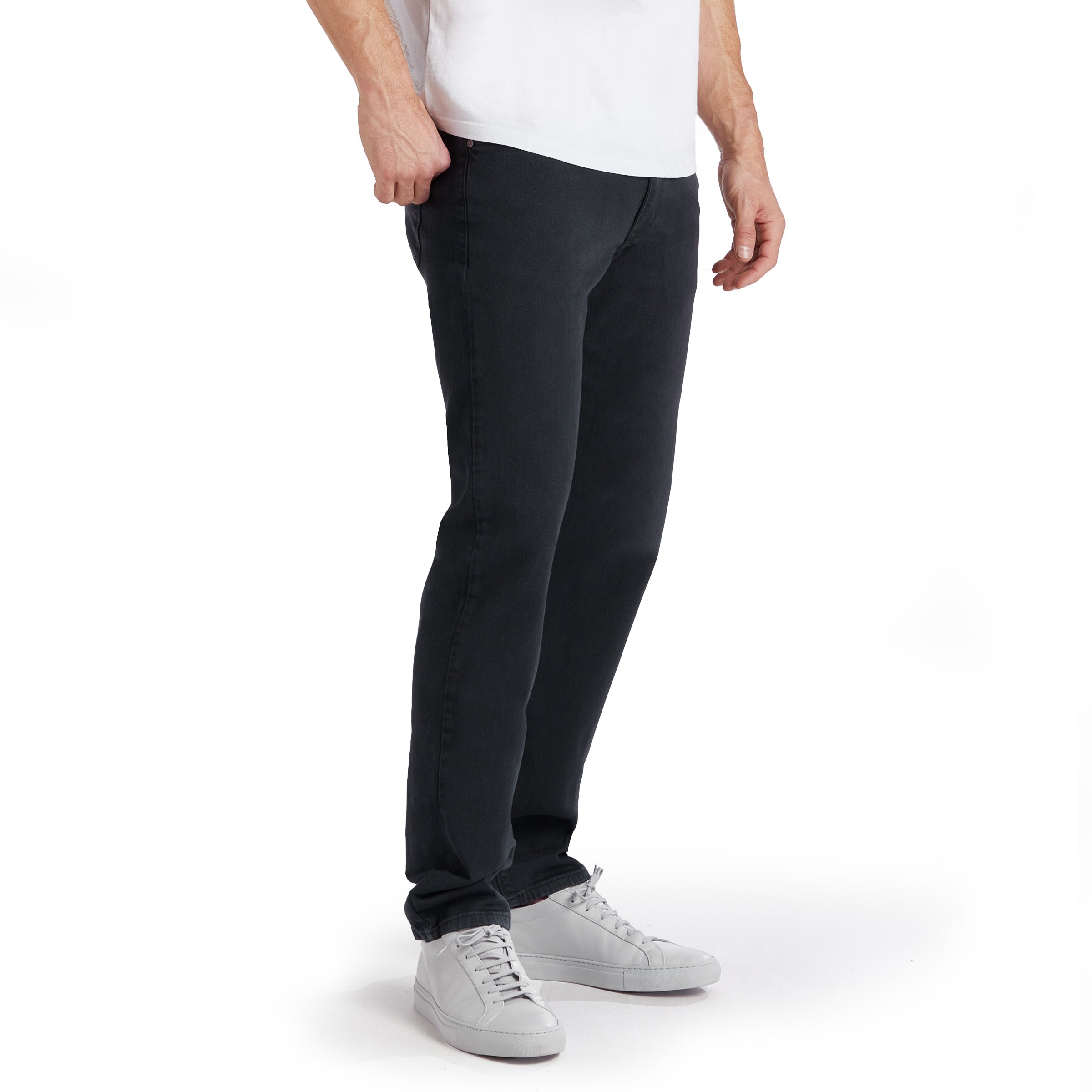 Men wearing Midnight Slim Mercer Jeans