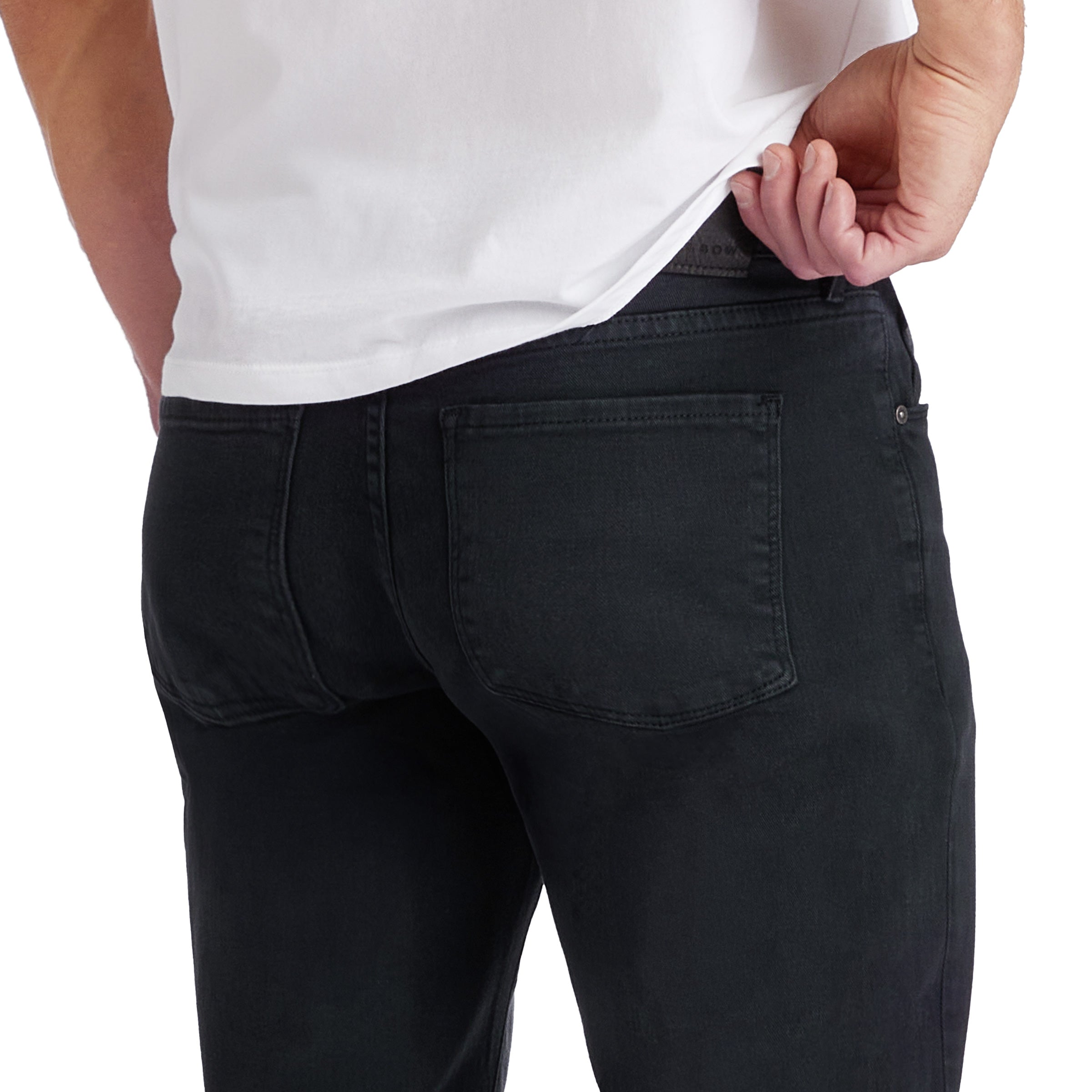 Men wearing Midnight Slim Mercer Jeans