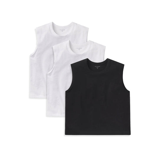 Relaxed Slub Tank 3-Pack tees