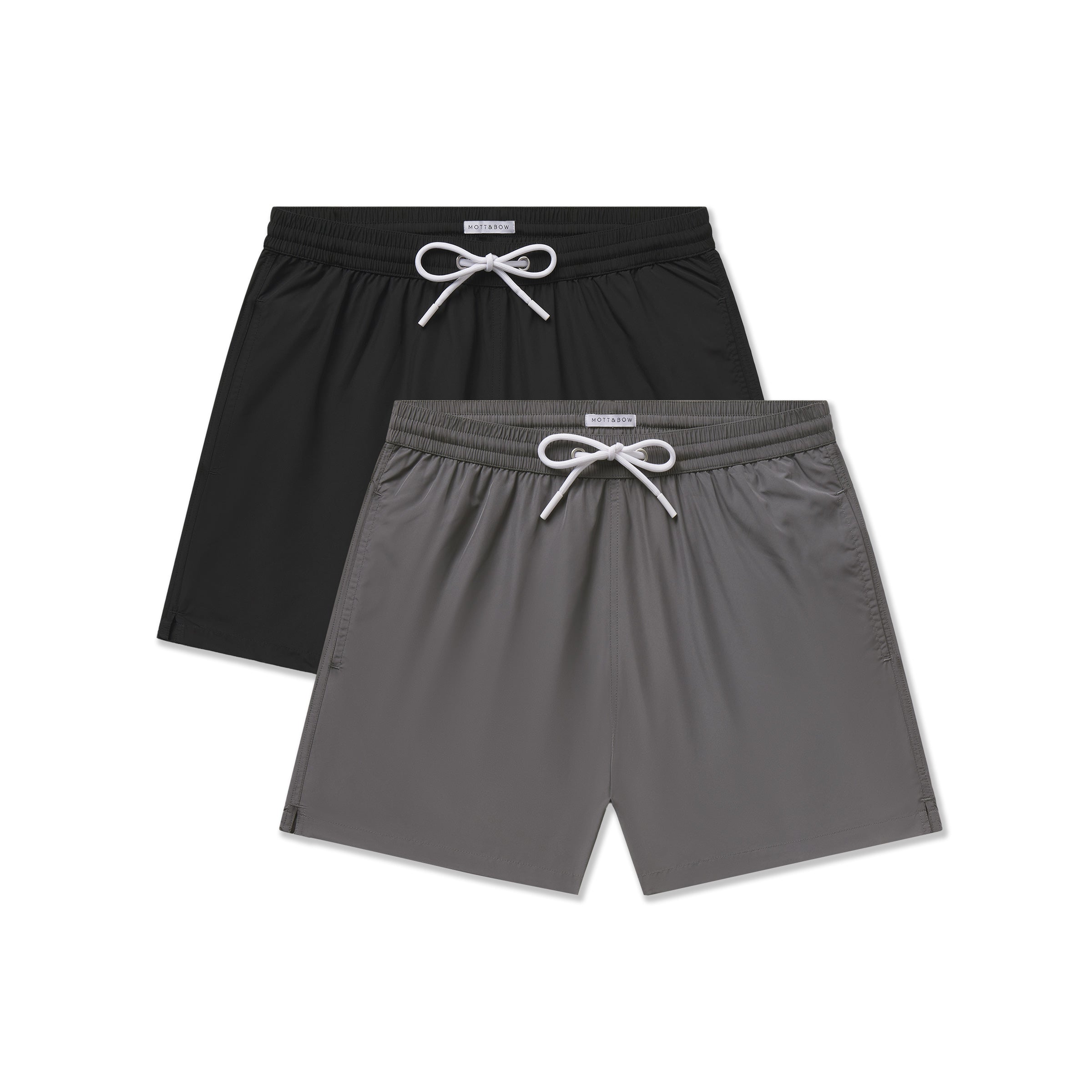  wearing Dark Gray/Black The Swim Trunk 2-Pack