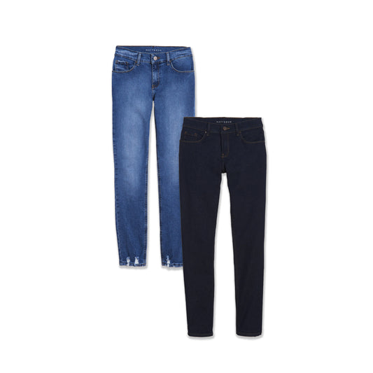 Slim Straight Ridge 2-Pack jeans