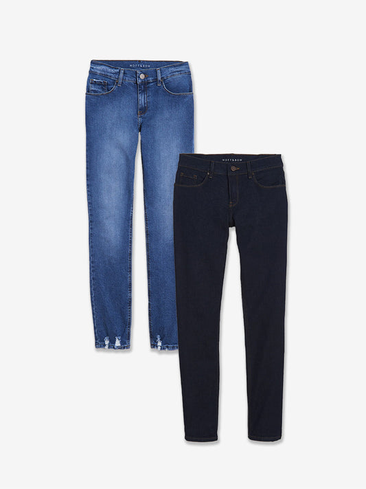 Slim Straight Ridge 2-Pack jeans