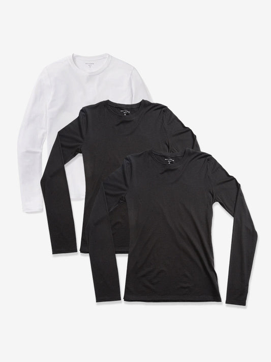 Long Sleeve Crew Tee Marcy 3-Pack shirts pour femmes