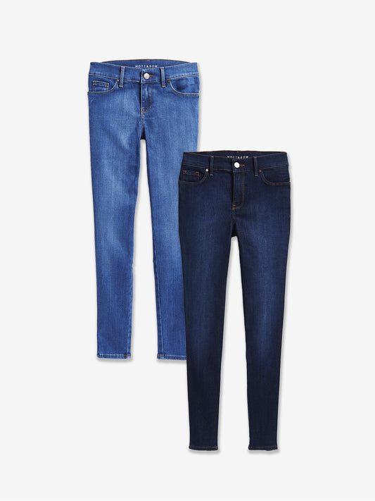 Mid Rise Skinny Jane 2-Pack jeans