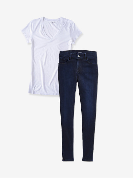 Set 05: 1 pair of Jeans + 1 Marcy Tee jeans