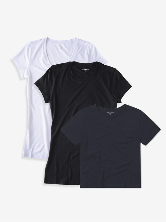 Set 18: Bestselling Marcy Short-Sleeved Tees - 3-Pack 