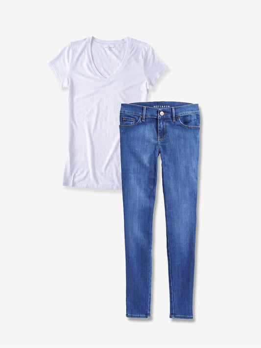 Set 05: 1 pair of Jeans + 1 Marcy Tee jeans