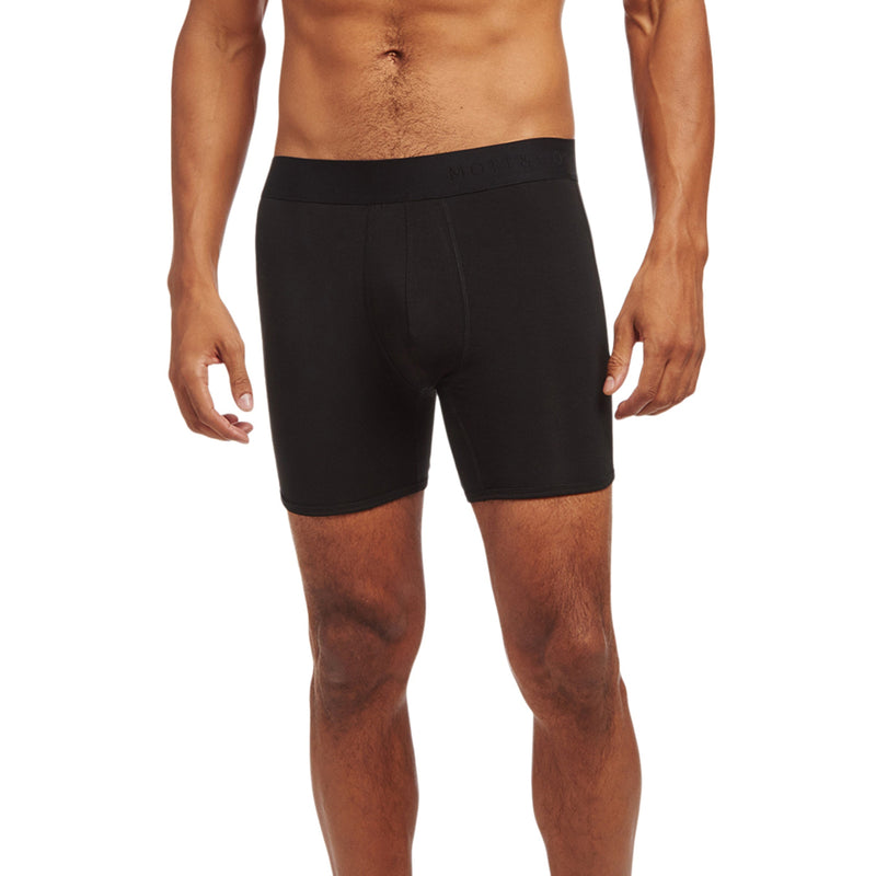 Men wearing Black Second Skin Boxer Brief