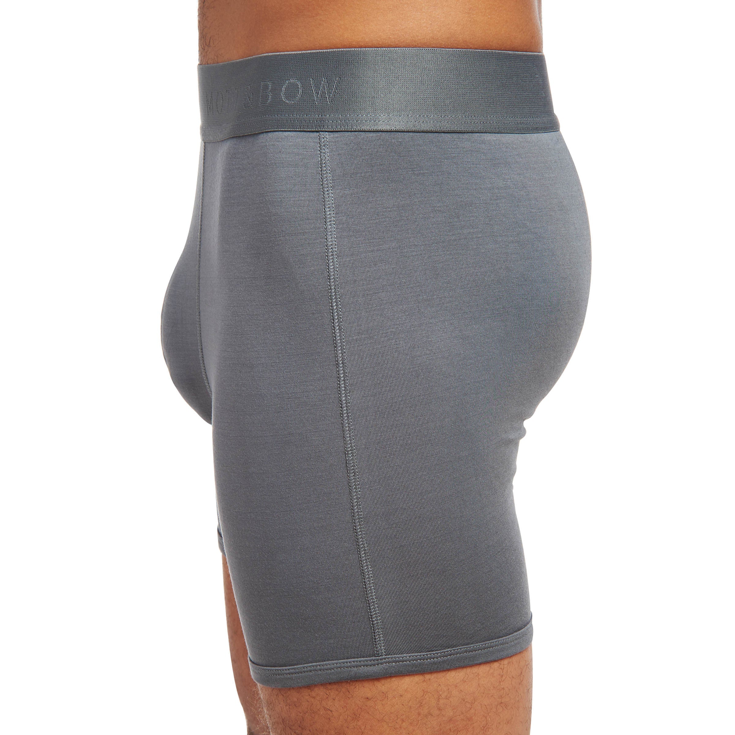 Men wearing Gris Second Skin Boxer Brief