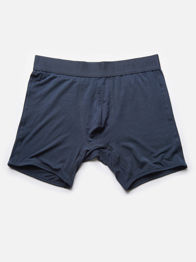 Men wearing Navy Second Skin Boxer Brief