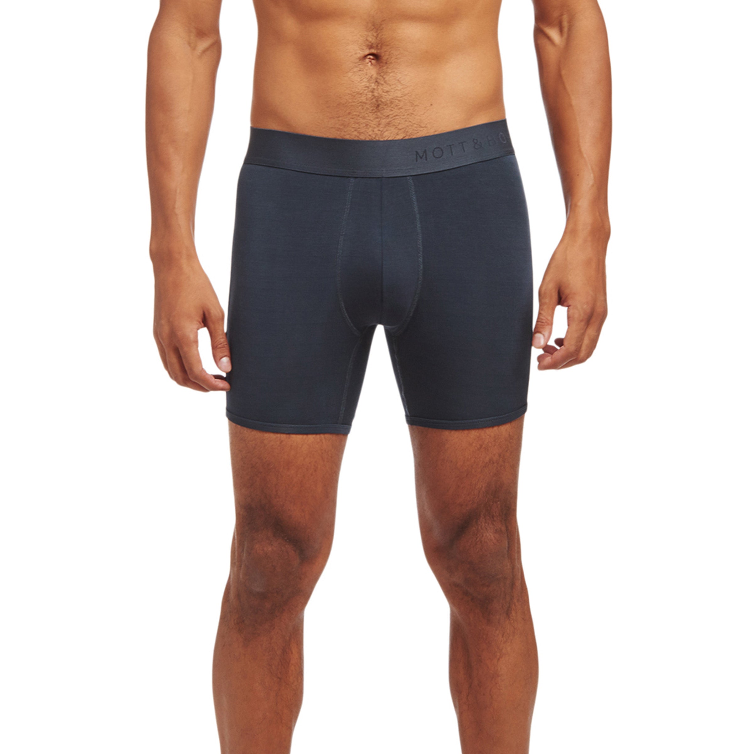 Men wearing Steel Gray Second Skin Boxer Brief